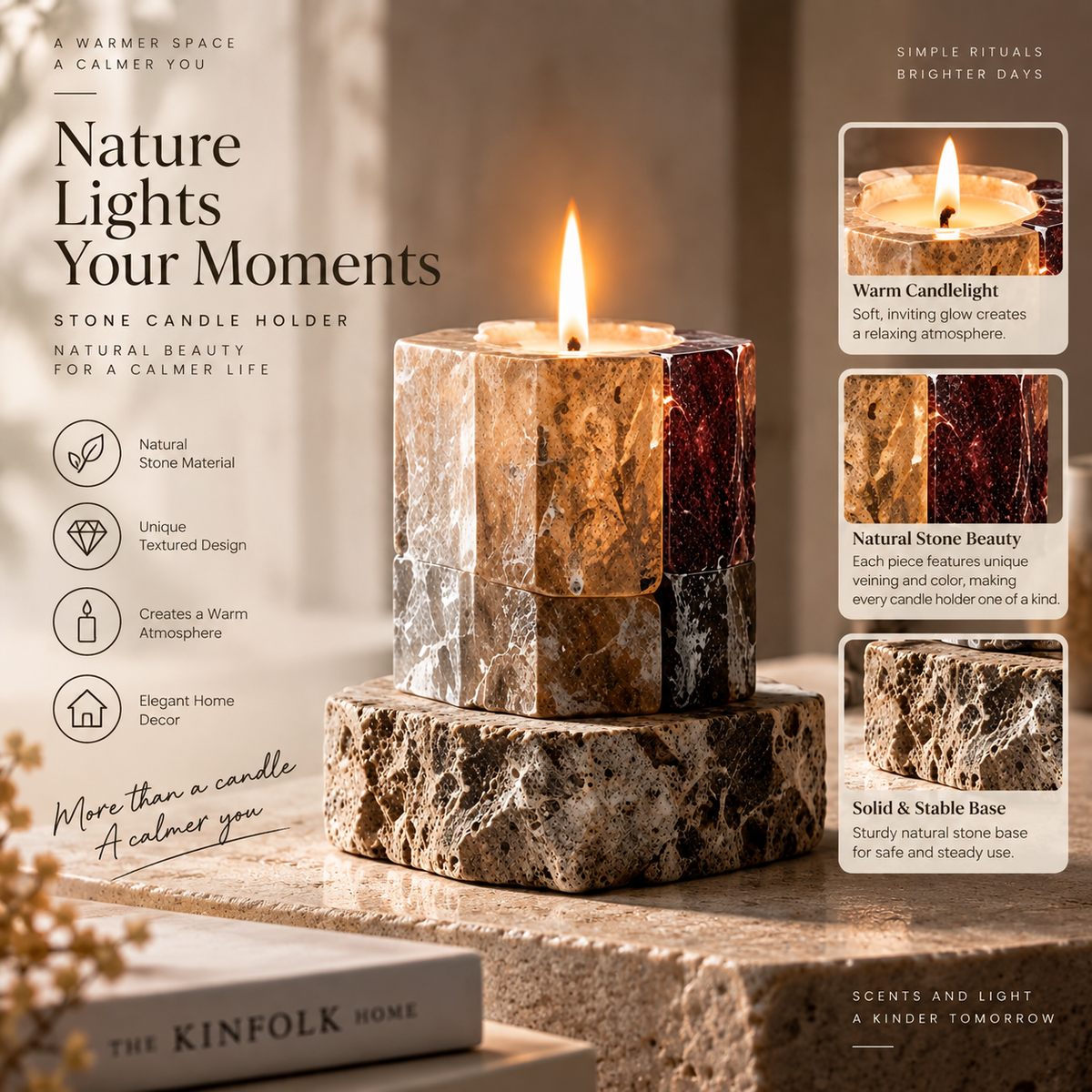 Eternal Ember Crystal Candle