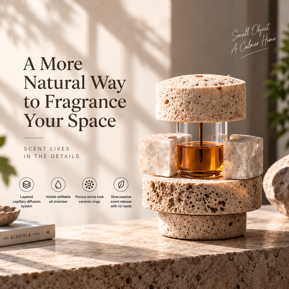 Veil Layered Stone Diffuser