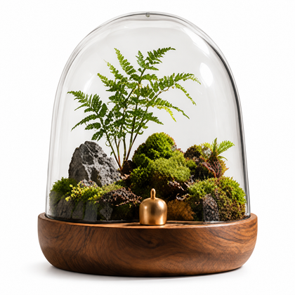 Rooted Living Terrarium Diffuser