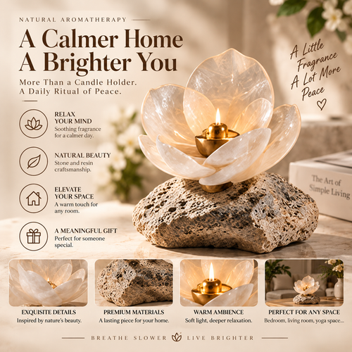 Luna Bloom Petal Aroma Lamp